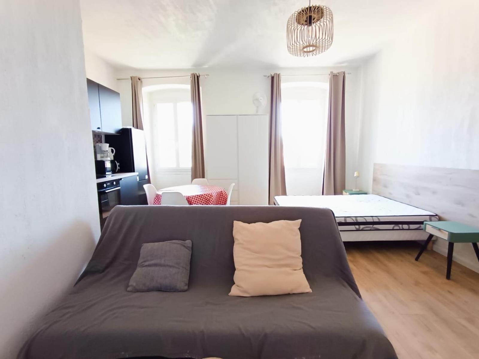 Magnifique Grand 30M2 Refait A Neuf En 2025 Lumineux 4 Couchages Hyper Centre Corte 13 Cours Paoli Wifi Tv Lave Linge Kültér fotó